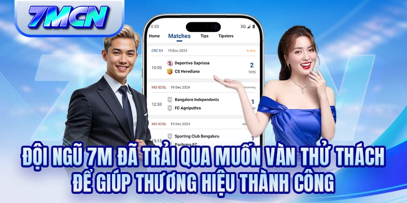 Đội ngũ 7M đã trải qua muốn vàn thử thách để giúp thương hiệu thành công