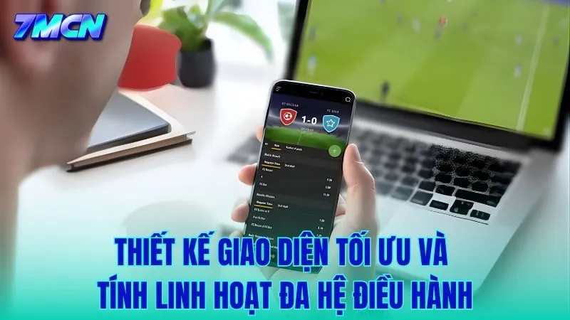 Thiết kế tối ưu hóa cho cả máy tính và ứng dụng di động